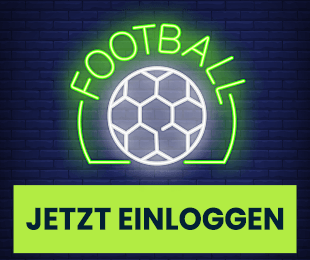 Leuchtender Fussball mit Sportwetten Thema
